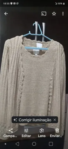 Casaquinho com blusa