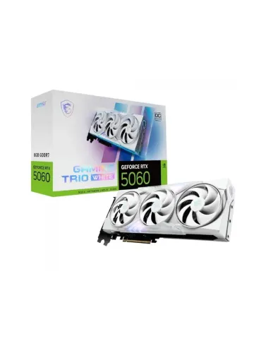 Placa de Vídeo MSI NVIDIA GeForce RTX 5060 Gaming Trio OC White, 8GB, GDDR7