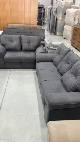 SOFÁ 3 E 2 LUGARES ( NOVO )