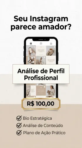 Análise de Perfil Instagram Profssional 