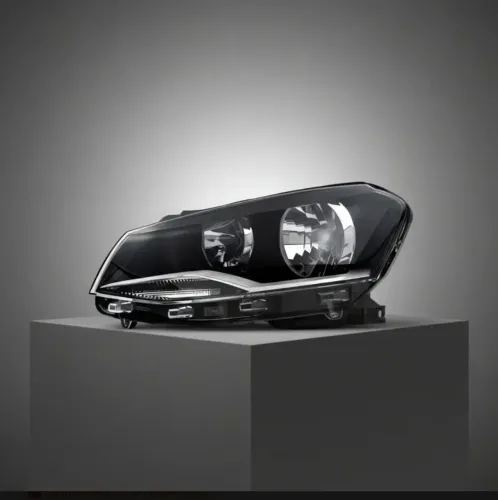 FAROL MÁSCARA NEGRA LADO DIREITO GOL/ VOYAGE/ SAVERO/ FOX G6
