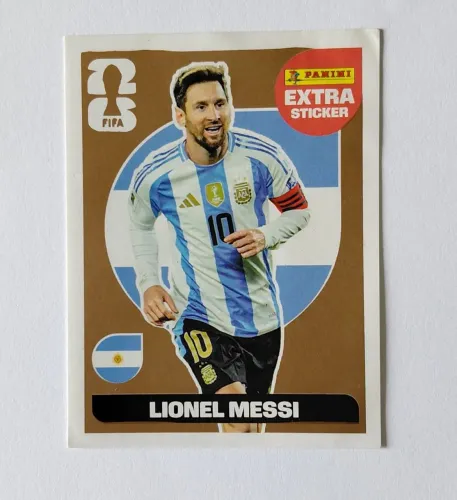 Figurinha Messi Bronze Legend Extra Copa do Mundo 2026