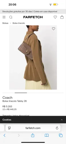 Bolsa Coach - Fendi Tab 26