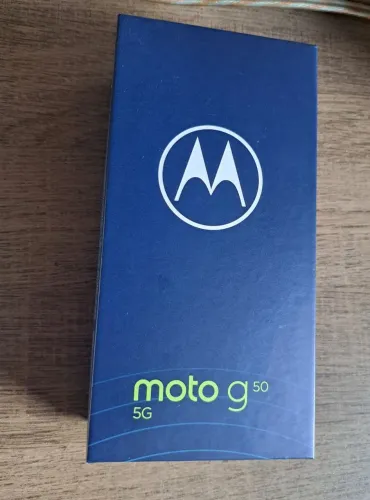 Caixa original Moto G50 5G + capa protetora<br>
