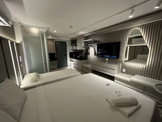 Flat a beira mar Jardim Oceania mobiliado e decorado