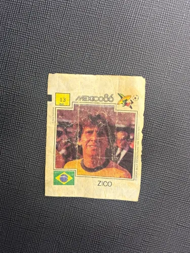 Figurinha Zico Copa do Mundo México 1986