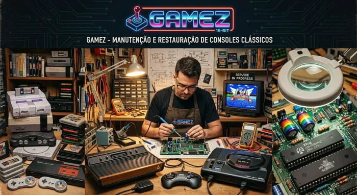 Gamez Consoles Antigos e Obsoletos 