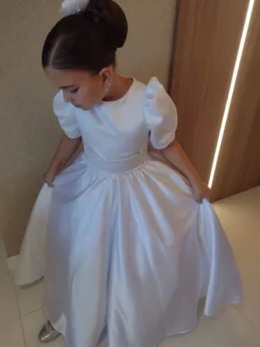 Vestido daminha ou ABC