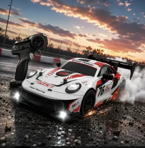 Carrinho de controle remoto Porsche drift