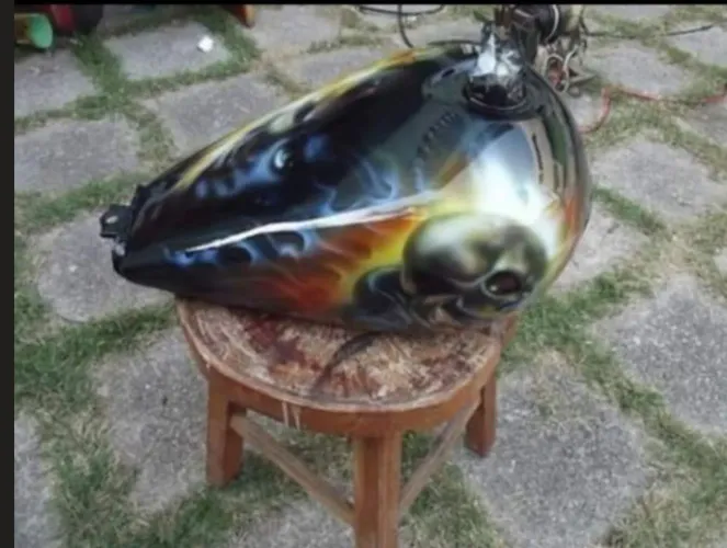 micro pintura, pintura automotiva e aerografia