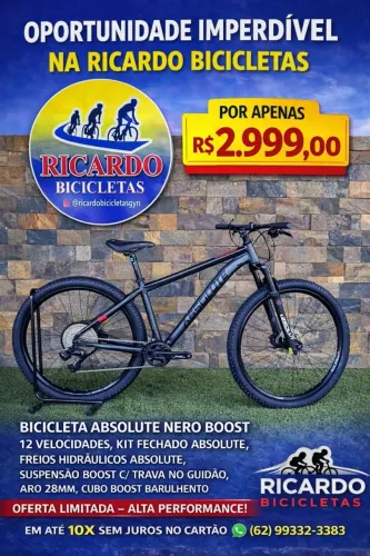 Bicicleta Absolute Nero Boost 12 velocidades