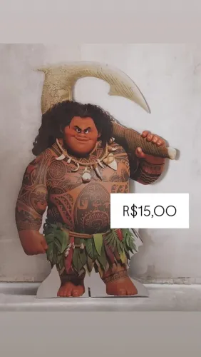 Display G Mdf Personagen da Moana 