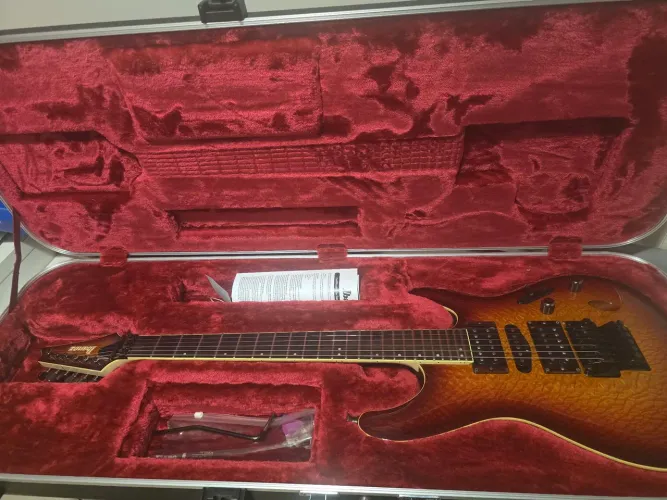 Vendo ou troco Ibanez S6570SK-STB Prestige with Ebony Fretboard 2019 japonesa