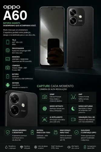 Celular oppo a60