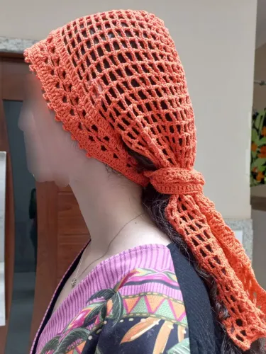 Headpiece Artesanal - Crochê