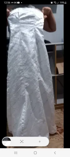 Vestido de noiva. Tamanho 36/38.