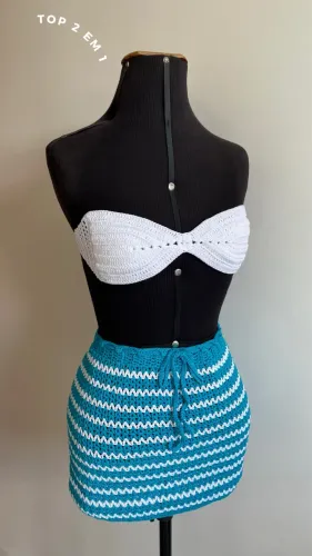 Conjunto em crochê