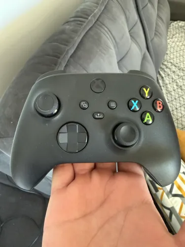 Controle Para Xbox Qat-00007 Sem Fio Carbon Preto Microsoft