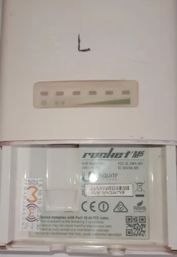1 Ubiquiti Rocket M5 XW sem fonte Poe Reparada