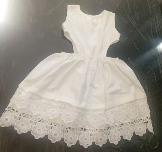 Vestidinho Branco Pra BEBÊ