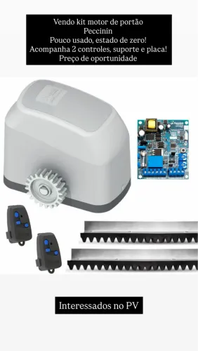 KIT MOTOR PORTÃO PECCININ