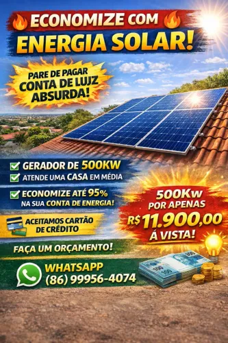 ENERGIA SOLAR EM TERESINA E REGIÃO