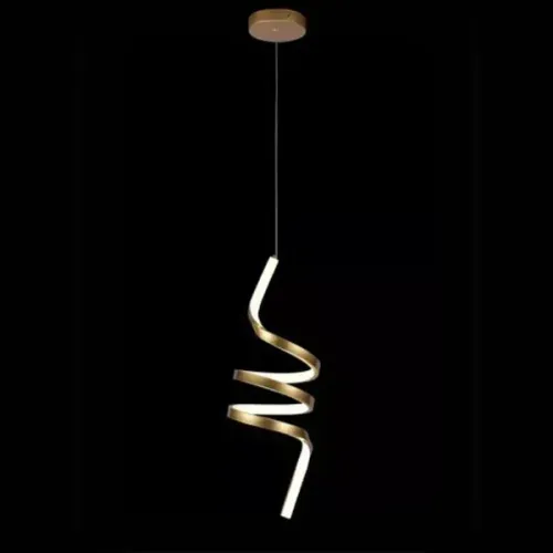 Pendente Spin 18W  Dourado - SL