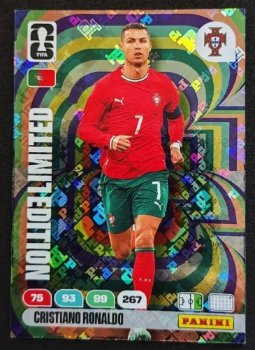 cristiano ronaldo adrenalyn card limited edition camisa portugal figurinha golden legend
