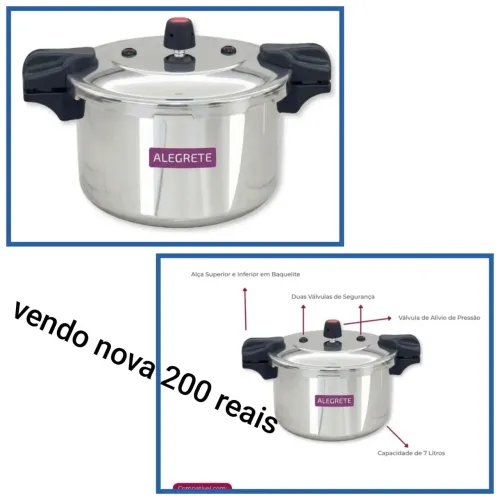 Panela de pressão nova!