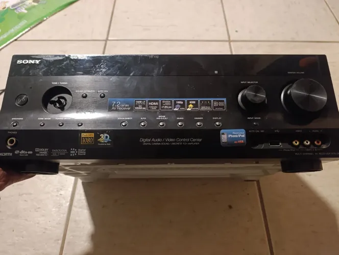 Receiver Sony Str Dh 820,liga mas não tem som.