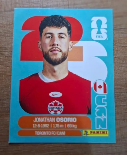 Figurinha da Copa 2026 - Canadá - CAN 12 - Jonathan Osório
