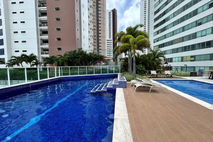 Condomínio Altiplex 110 m² | 3 quartos | Vista mar definitiva | 2 vagas