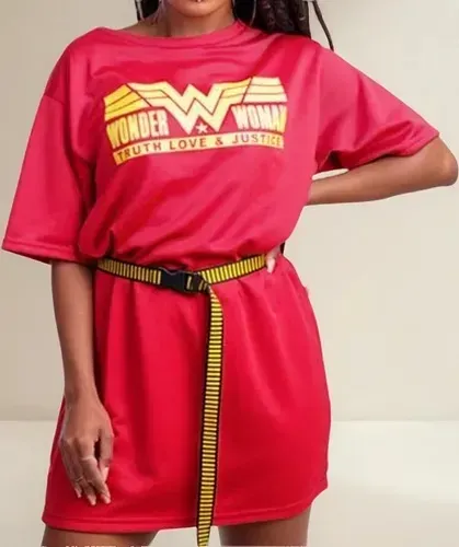 vestido mulher maravilha P
