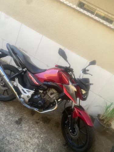 Titan 160 2025 abs vermelha 