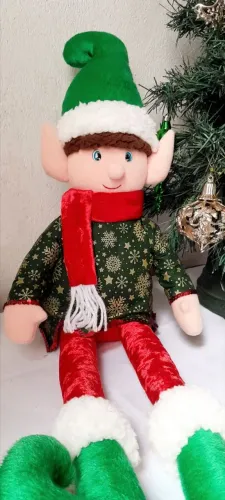 Elfo de natal decoração natalina