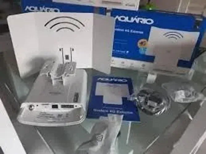 Kit internet rural 4g modem aquário completo