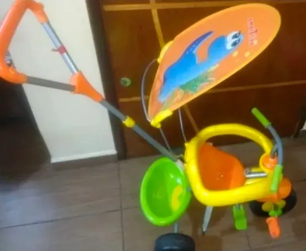 Smart trike triciclo laranja usado