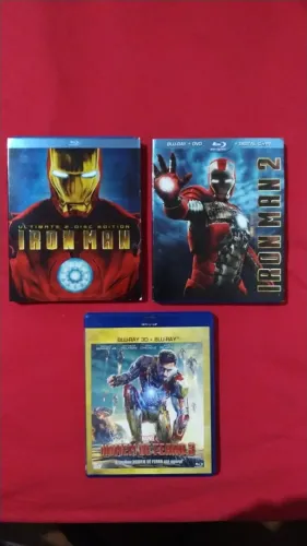 Bluray Trilogia Homem De Ferro (6 Discos)