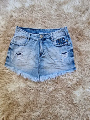 Saia jeans 