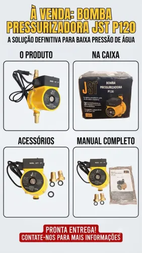 Bomba Pressurizadora JST P120 (120W, 220V)