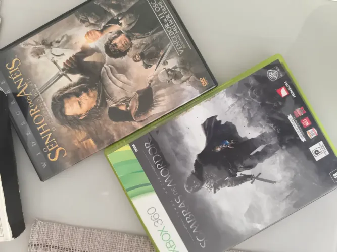 Sombras De Mordor jogo Xbox 360 + DVD senhor dos anéis edição extra