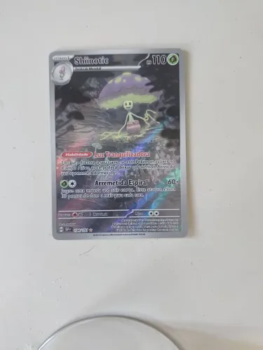 Figurinha pokemon Shiinotic foil condição Ótima verdadeira