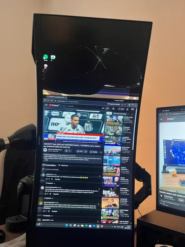 Monitor Gamer curvo Samsung Odseey 34? G5 - DANIFICADO