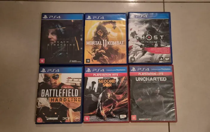 Jogos de Playstation 4 Originais (ACEITO CARTÃO)