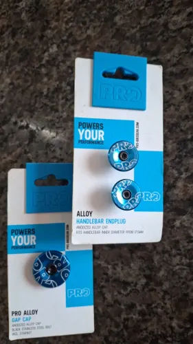 Kit Tampa de Direção / Tampas de Guidão Shimano Pro - NUNCA USADAS