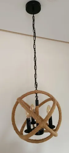 Luminária Pendente Corda 40W