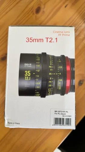Lente Cinema 35mm T2.1 Meike - Mount PL