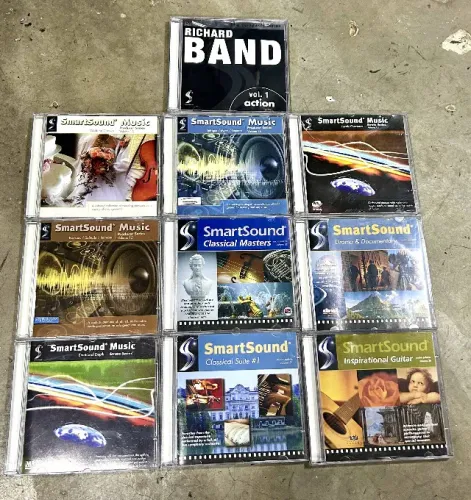 Cds de Trilhas Sonoras SmartSound