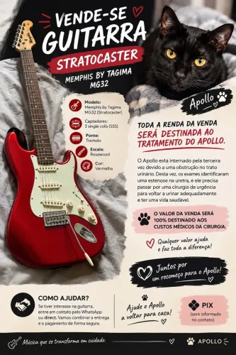 GUITARRA STRATOCASTER MG32 MEMPHIS BY TAGIMA