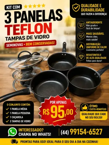 Kit panela Teflon
